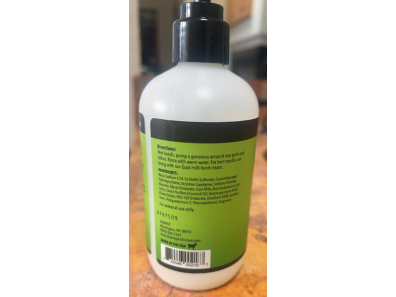 Dionis Goat Milk Deep Moisturizing Hand Soap, Aloe, Shea Butter & Coconut Oil, 8.5 fl oz/250 mL