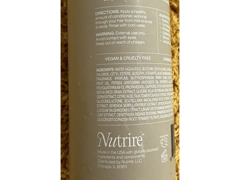 Nutrire Conditioner, C.1 Densify, 8.7 fl oz/257 mL