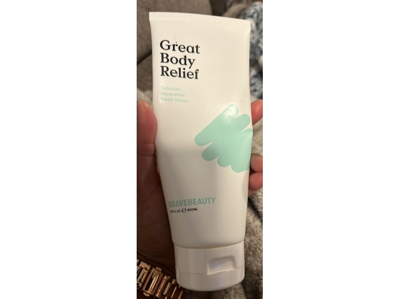 Krave Beauty Great Body Relief Reparative Body Lotion, 6.76 fl oz/200 mL