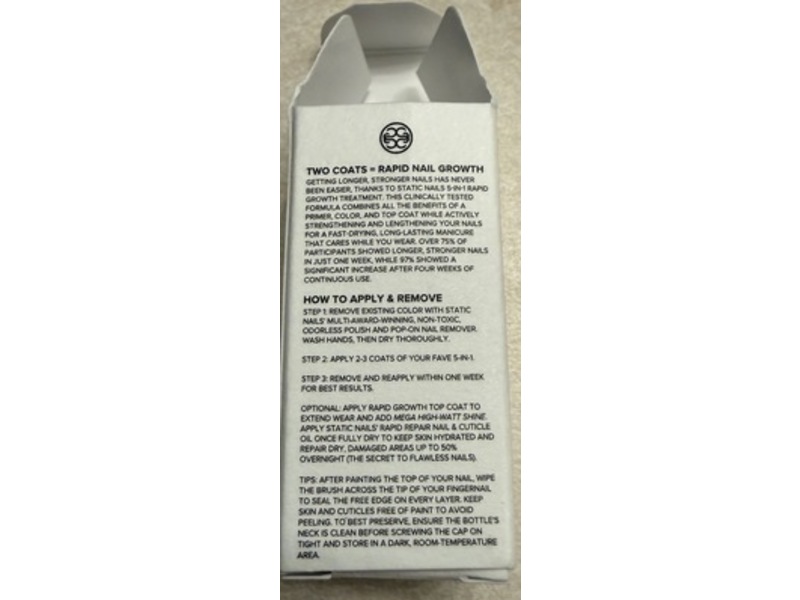 Static Nails Nail Polish, Teddy, 0.4 fl oz/12 mL