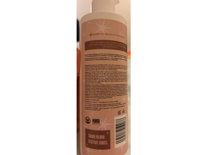 Solskin Daily Gradual Tanning Moisturiser, Medium To Dark, 6.76 fl oz/200 mL