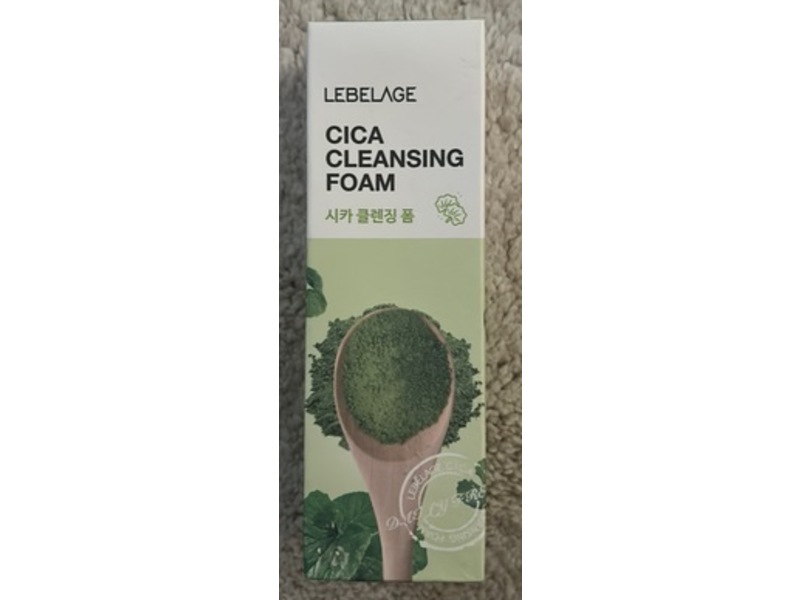 Lebelage Cica Cleansing Foam, 3.38 fl oz/100 mL