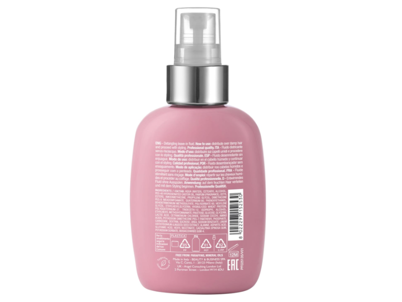 Alfaparf Milano Semi Di Lino Moisture Nutritive Detangling Fluid, 4.23 fl oz/125 mL