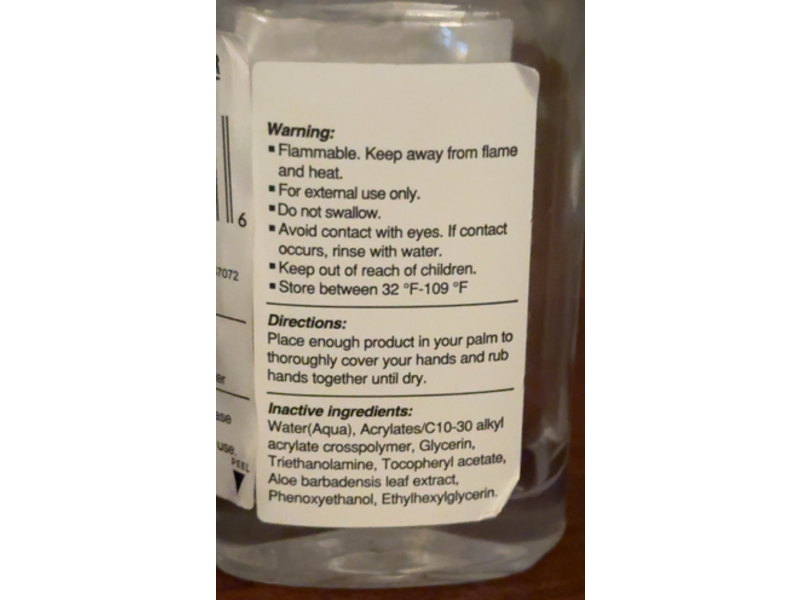 Cleanwell Keep Safe Advanced Hand Sanitizer, Vitamin E & Aloe Vera Extract, 2 fl oz/59 mL