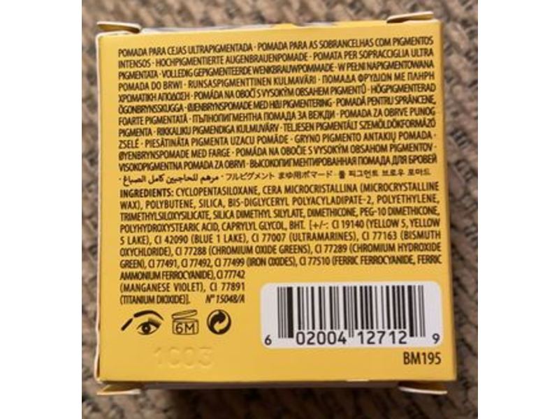 Benefit Powmade Brow Pomade, 3 Warm Light Brown, 0.17 oz/5 g