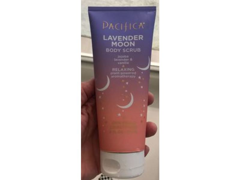 Pacifica Body Scrub, Lavender Moon, 6 fl oz/177 mL