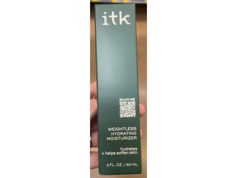 ITK Weightless Hydrating Moisturizer, 2 fl oz/60 mL