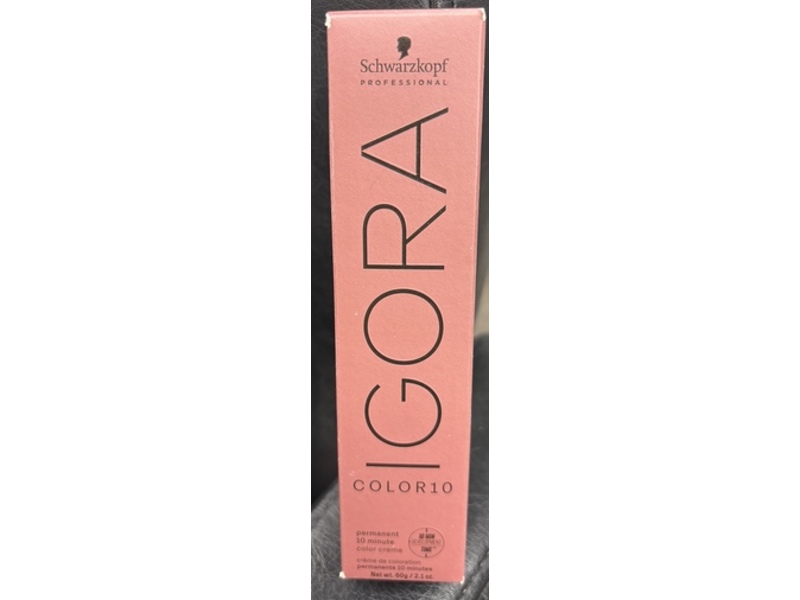 Schwarzkopf Professional Igora Color10 Permanent Color Creme, 4-00 Medium Brown Natural Extra, 2.1 fl oz/60 g