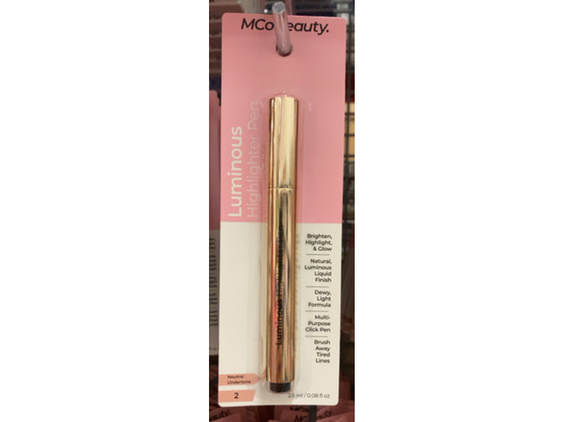 Mco Beauty Luminous Highlighter Pen, 2, 0.08 fl oz/2.5 mL