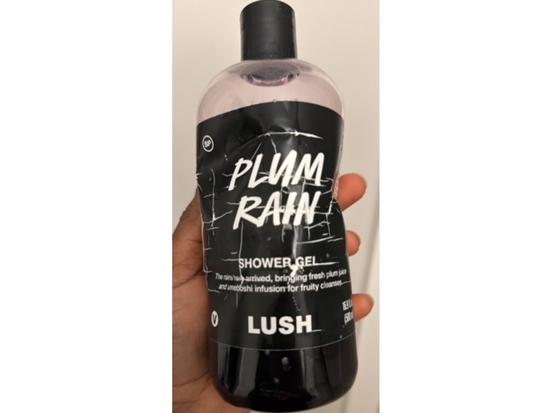 Lush Shower Gel, Plum Rain, 16.9 fl oz/500 mL