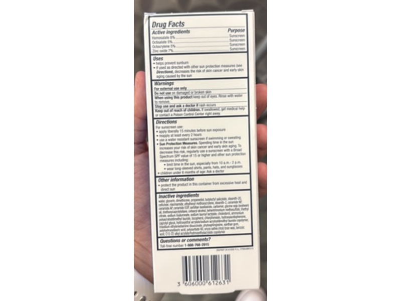 CeraVe AM Facial Moisturizing Lotion, Broad Spectrum, SPF 50, Lightweight, 3 fl oz/89 mL