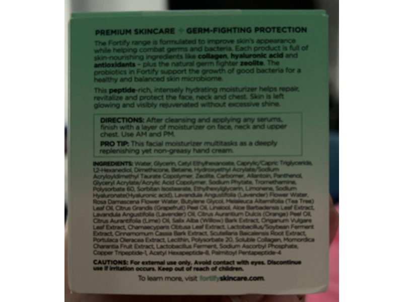 Fortify Nourishing + Protecting Facial Moisturizer, 1.7 fl oz/50 mL