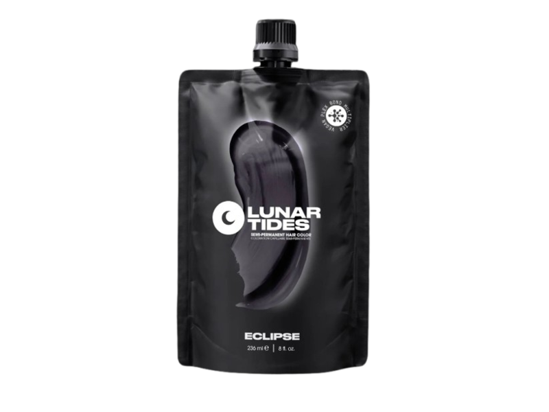 Lunar Tides Semi Permanent Hair Color, Eclipse Black, 8 fl oz/236 mL