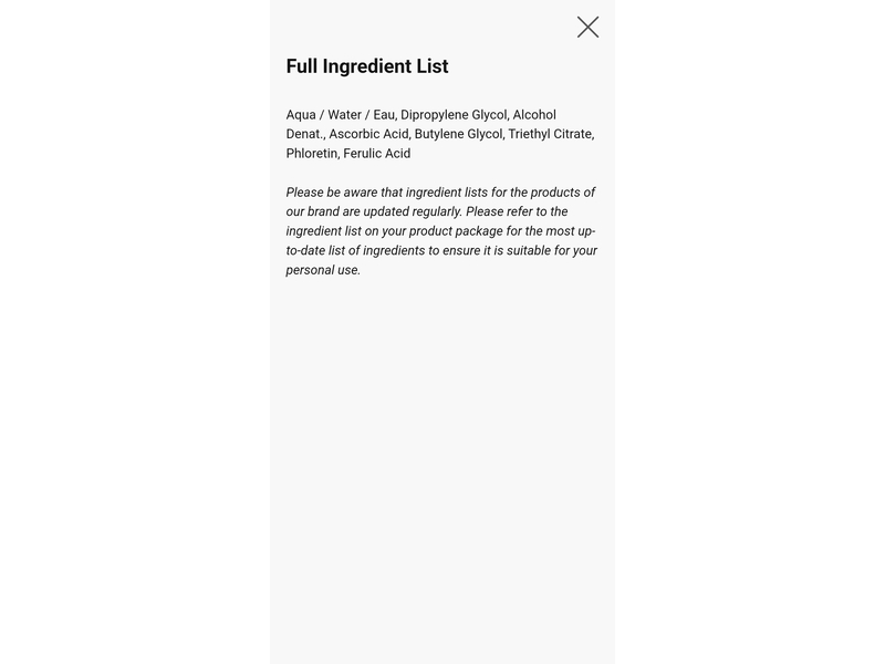 SkinCeuticals Phloretin CF Serum, Prevent, 1 fl oz/30 mL