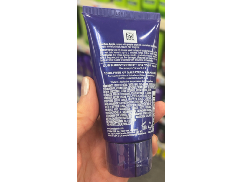 L'Oreal Paris Ever Pure Purple Shampoo, Purple Pigment, 2.5 fl oz/75 mL