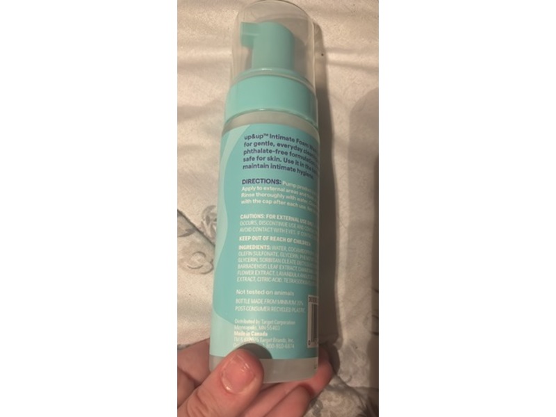 Up&Up Intimate Foam Wash, 5 fl oz/148 mL