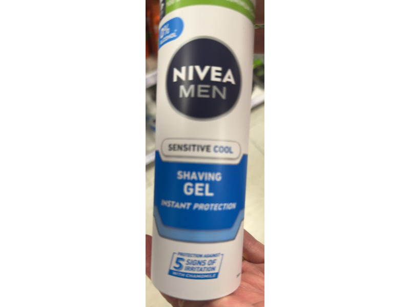 Nivea Men Sensitive Cool Shaving Gel, Chamomile, 200 mL
