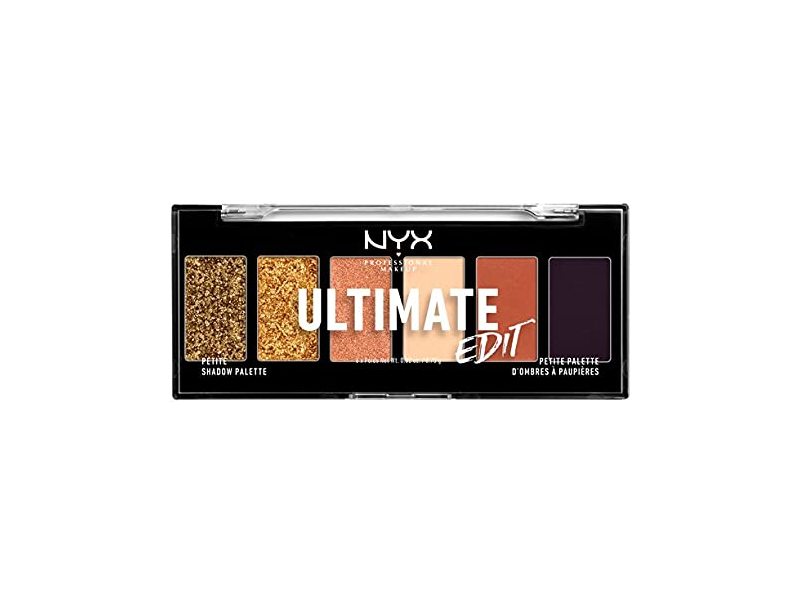 NYX Professional Makeup Ultimate Edit Petite Shadow Palette, Utopia, 0.94 oz/1.2 g