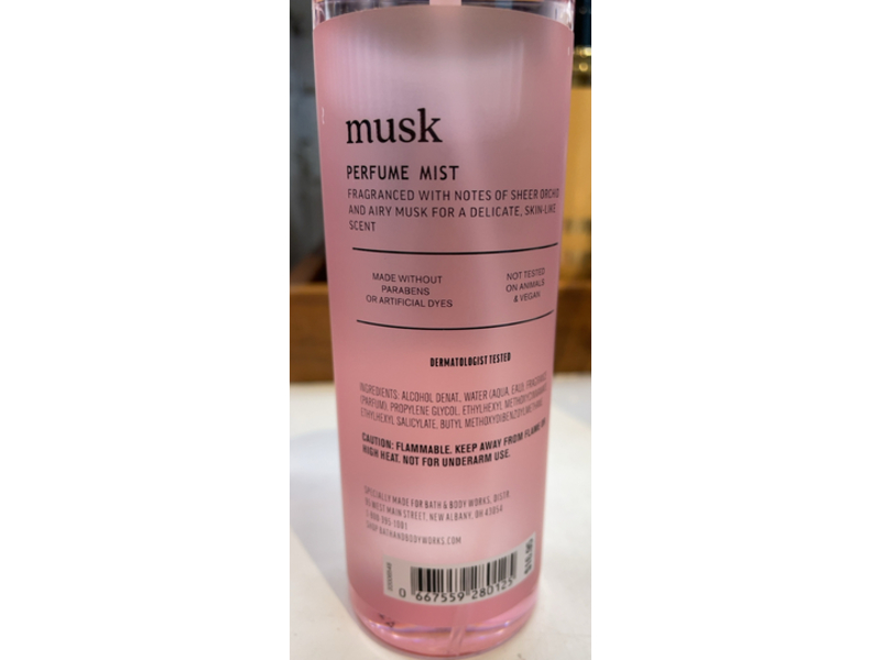 Bath & Body Works Musk Perfume Mist, 6 fl oz/177 mL