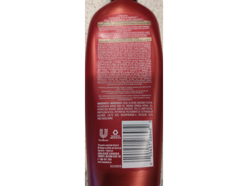 Tresemme Expert Heat Protect Spray, Marula Oil, 236 mL