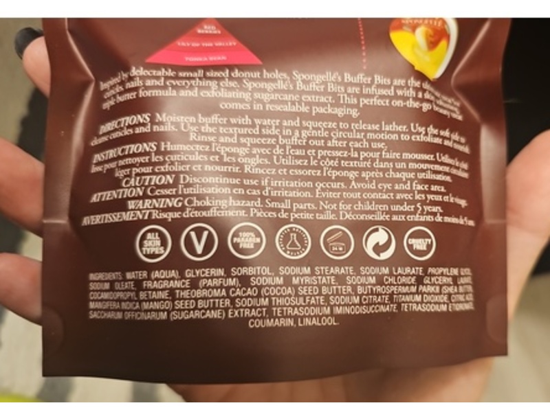 Spongelle Buffer Bits, Cocoa Bon, 1.6 oz/45 g, 4 Count