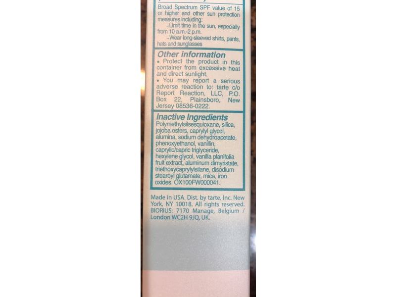 Tarte Sea Set & Protect Mineral Powder Sunscreen, SPF 30, 0.28 oz/8 g