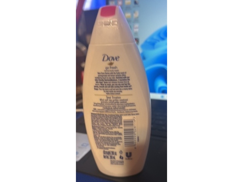 Dove Nutrium Moisture Go Fresh Revive Body Wash, Pomegranate And Lemon Verbena Scent, 200 mL