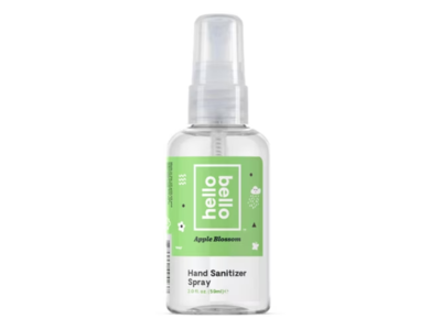 Hello Bello Hand Sanitizer Spray, Apple Blossom, 2 fl oz/59 mL