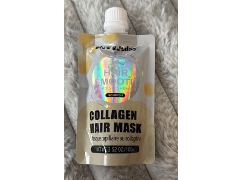 Slow Sunday Hair Smooth Collagen Hair Mask, 3.52 oz/100 g