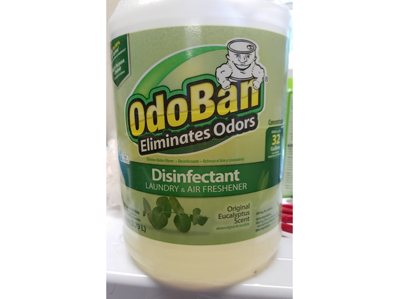 Odoban Disinfectant Laundry & Air Freshener, Eucalyptus, 3.79 L