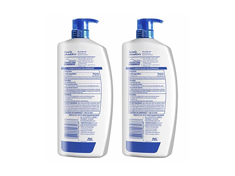 Head and Shoulders Shampoo, Daily-Use Anti-Dandruff, 32.1 fl oz, Twin Pack