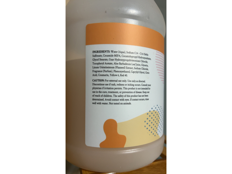 Ginger Lily Farms Botanicals Hand Soap, Coco Mango, 128 fl oz/3.78 L