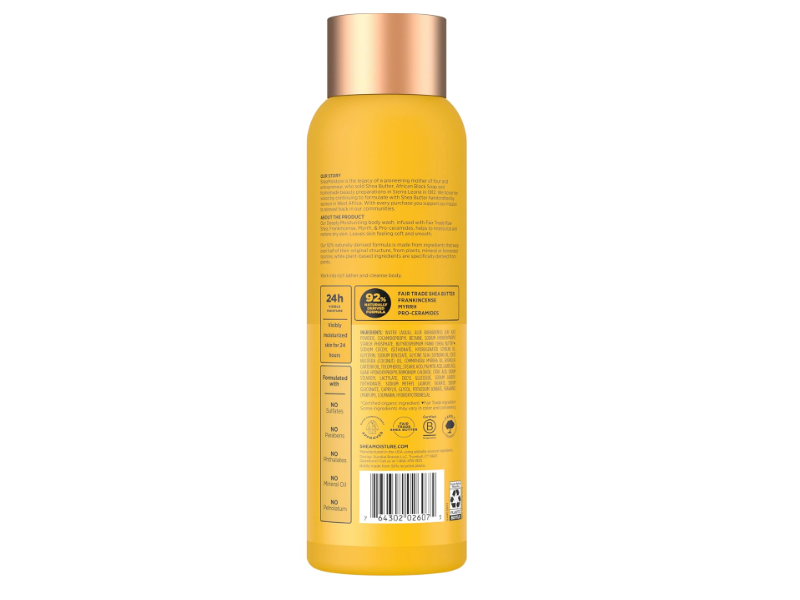 Shea Moisture Deeply Moisturizing Body Wash, Raw Shea Butter, 18 fl oz/532 mL