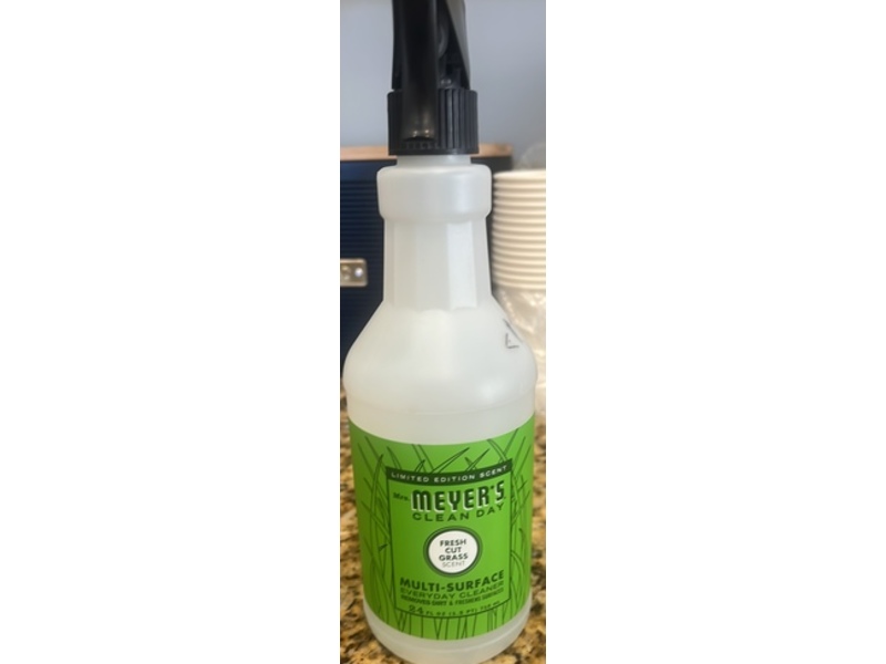 Mrs. Meyer's Clean Day Multi-Surface Everyday Cleaner, Fresh Cut Grass Scent, 24 fl oz/710 mL