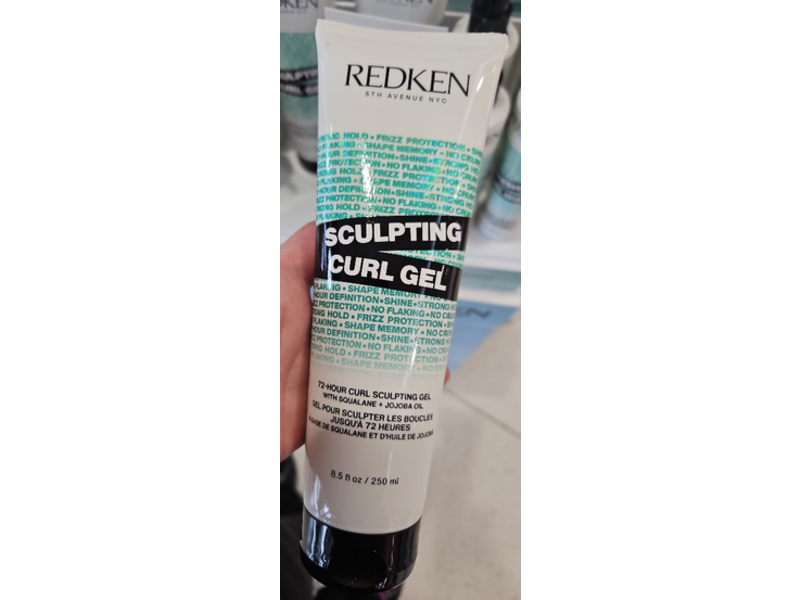 Redken Curl Sculpting Gel, Squalane & Jojoba Oil, 8.5 fl oz/250 mL