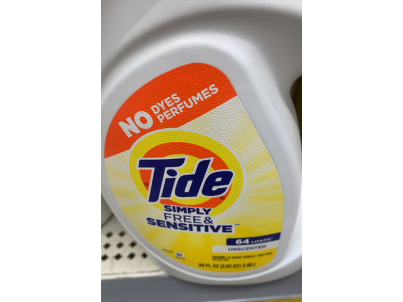 Tide Liquid Laundry Detergent, 84 fl oz/2.48 L, 64 Loads