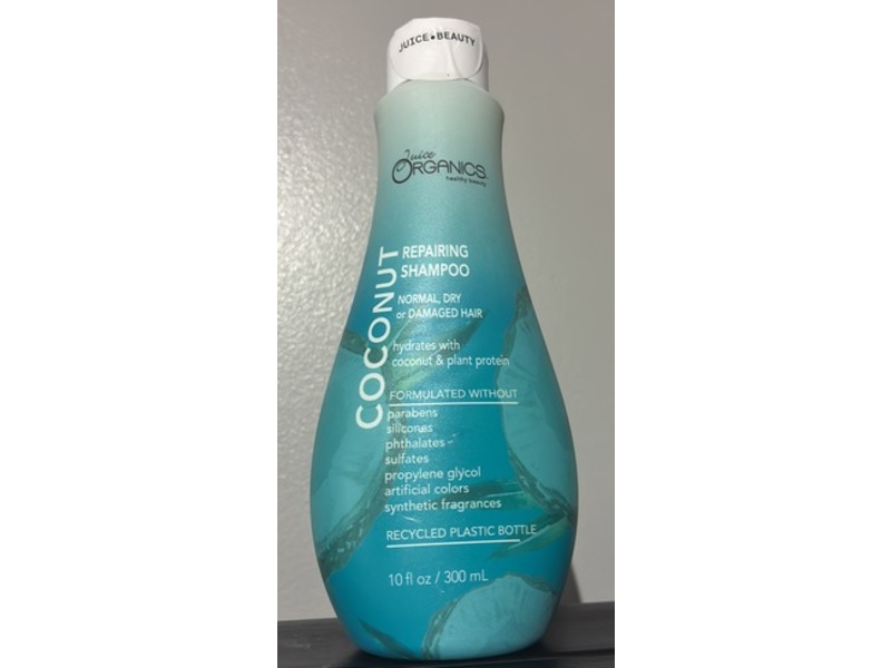 Juice Organics Repairing Shampoo, Coconut, 10 fl oz/300 mL