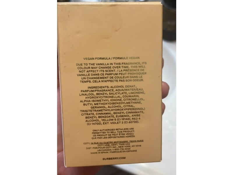 Burberry Goddess Eau De Parfum Intense Natural Spray, 1.6 fl oz/50 mL