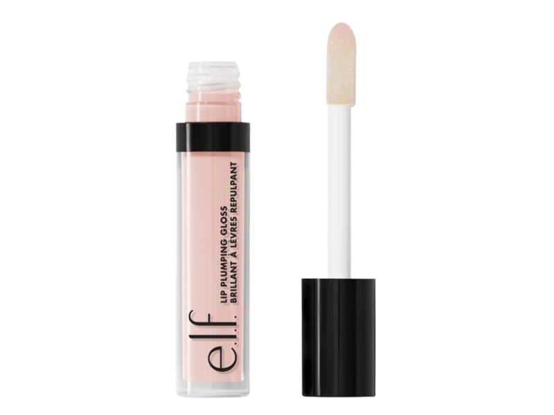 e.l.f. Cosmetics Lip Plumping Gloss, Pink Paloma, 0.09 fl oz/2.7 mL