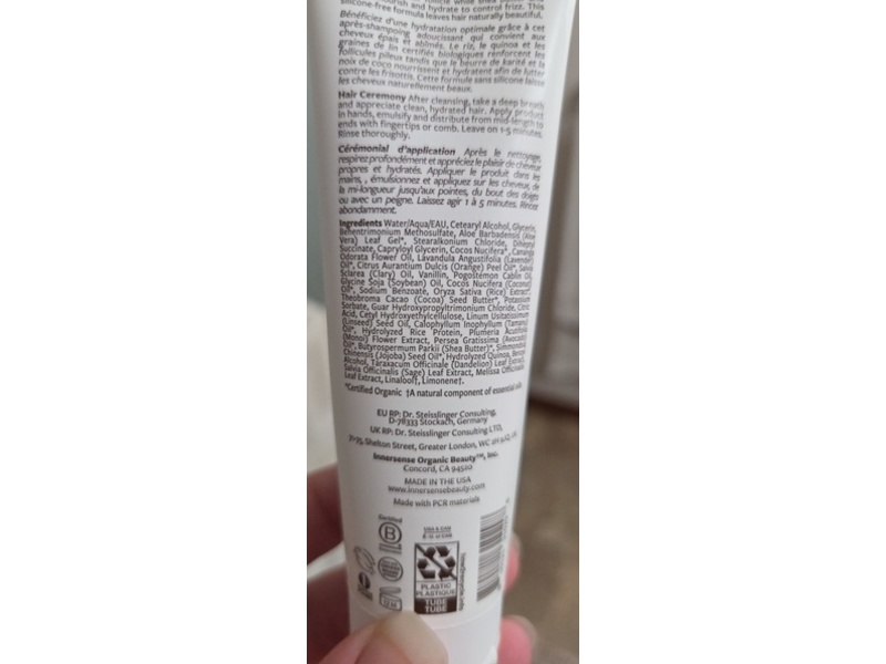 INNERSENSE Hydrating Cream Conditioner, 2 fl oz/59.15 mL