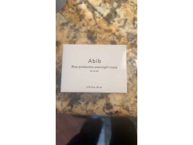 Abib Rice Probiotics Overnight Mask, Barrier Jelly, 2.70 fl oz/80 mL