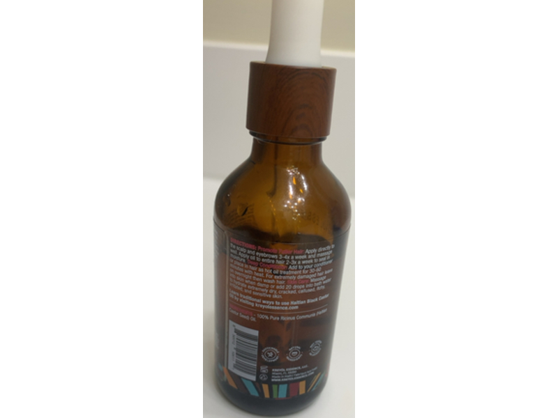 Kreyol Essence Haitian Black Castor Oil, Original, 2 oz/59 mL