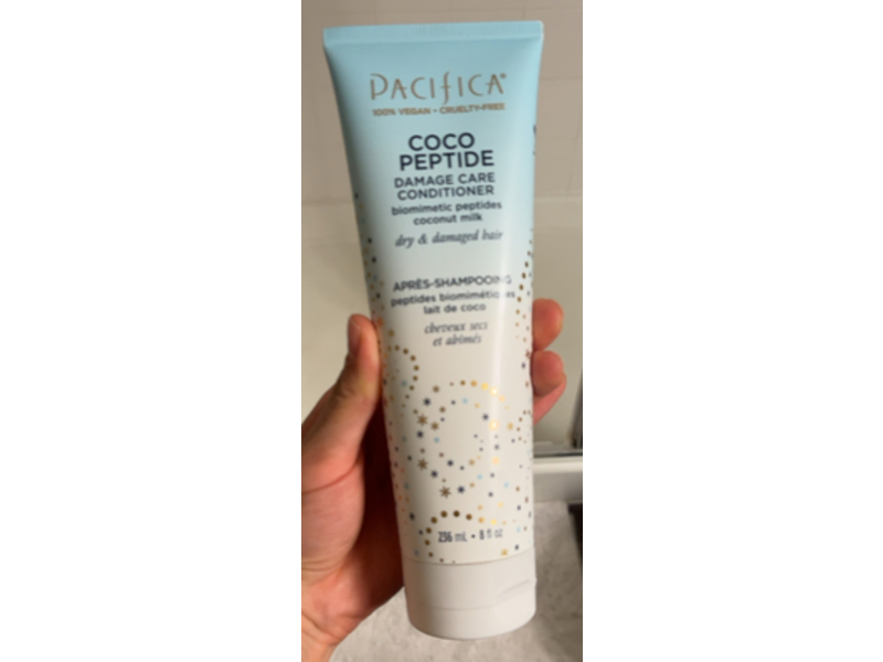 Pacifica Beauty Damage Care Conditioner, Coconut, Vitamin B5, 8 fl oz/236 mL