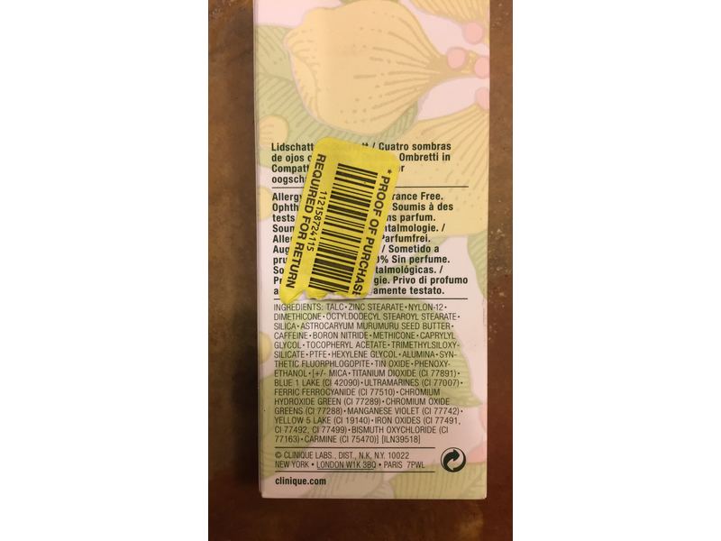 Clinique All About Shadow Quad, Teddy Bear, .16 oz