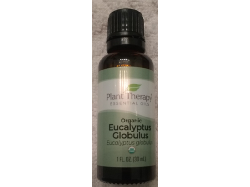 Plant Therapy Organic Eucalyptus Globulus Essential Oils, 1 fl oz/30 mL