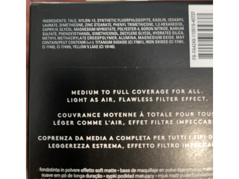 Fenty Beauty Pro Filt'R Soft Matte Powder Foundation, 120, 0.32 oz/9.1 g