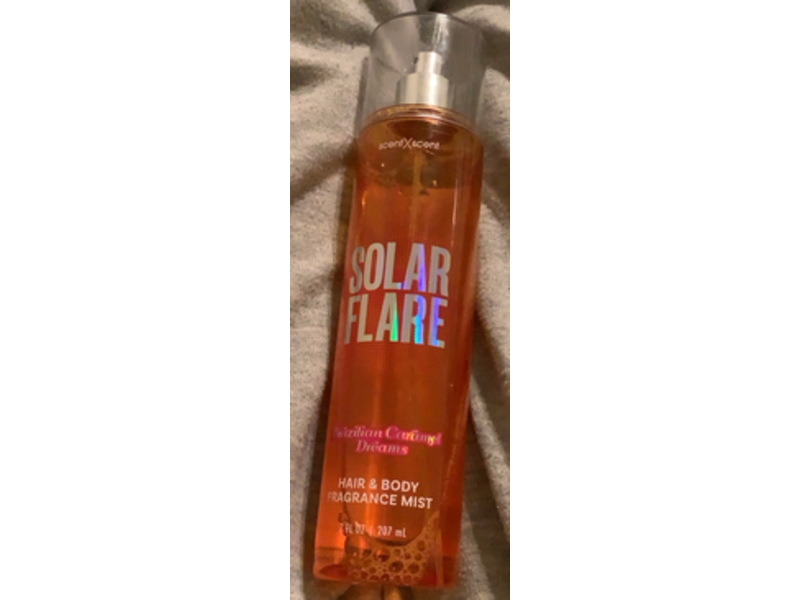 Solar Flare Hair & Body Fragrance Mist, Brazilian Caramel Dreams, 7 fl oz/207 mL