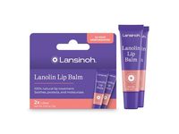 Lansinoh Lip Balm, Lanolin, 0.25 oz/7 g, 2 Count - thumbnail 1
