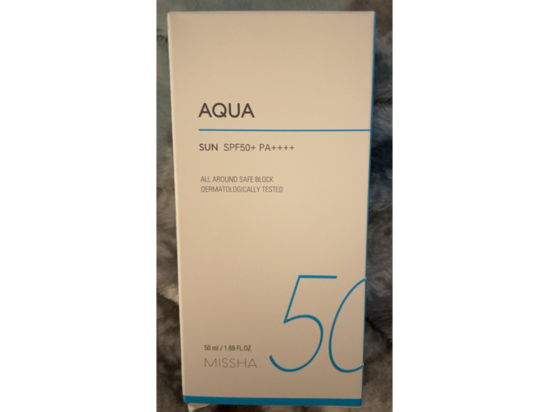 Missha Aqua All Around Safe Block, SPF 50+ PA++++, 1.69 fl oz/50 mL