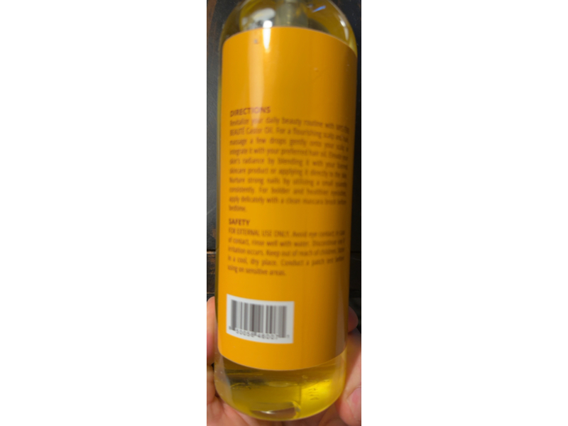 Mystere Beauty Nourishing Castor Oil, 16 fl oz/473 mL